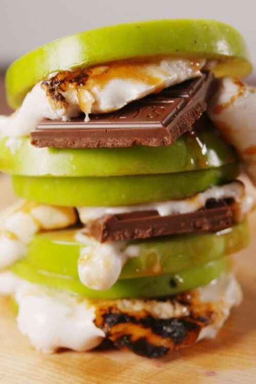 Caramel Apple S’Mores