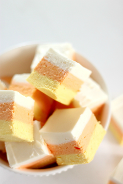 Easy Candy Corn Fudge