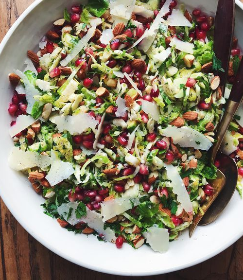 Parmesan Brussel Sprouts Salad