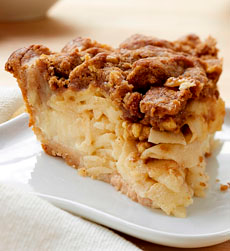 Sour Cream Walnut Apple Pie