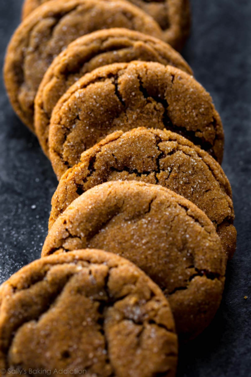 Soft Molasses Cookies