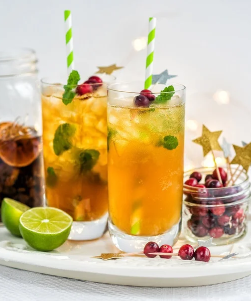 Spiced Winter Mojito