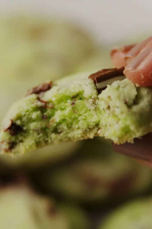 Mint Chocolate Chip Cookies