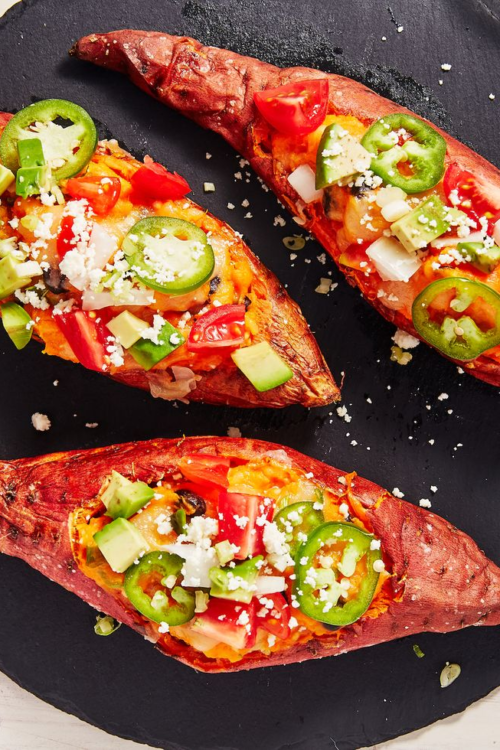 Twice Baked Sweet Potatoes